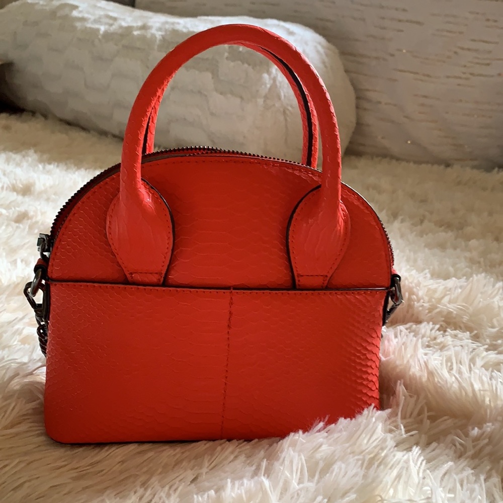 Snake skin mini purse